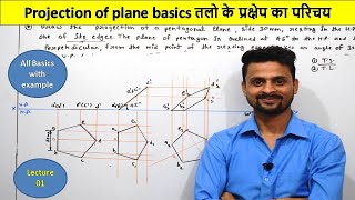 projection of planes basics and problem [upl. by Pitarys]