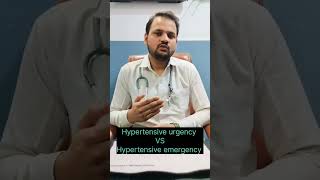 Hypertensive urgency vs hypertensive emergency short video video hypertension bloodpressure [upl. by Faden63]