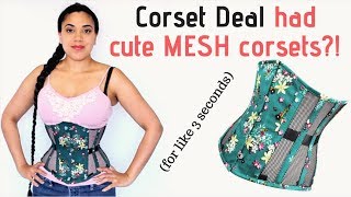 CorsetDeal Summer MESH Underbust Corset Review  Lucys Corsetry [upl. by Idahs]