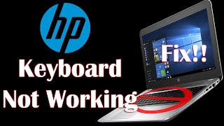 HP Keyboard Not Working  6 Fix [upl. by Anawit]