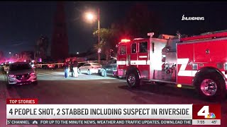 Shooting and stabbing reported at Riverside house party [upl. by Dinnage]