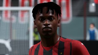 RAFAEL LEAO FIFA 22 FACE PRO CLUBS CLUBES PRO AC MILAN [upl. by Nedle]