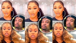 Saweetie amp Latto Beef Over 21 Savage 😳 [upl. by Bohlen]