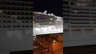 MSC PREZIOSA at the Cobh cruise liner in Cork Harbour [upl. by Nosde]