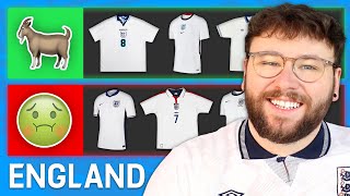 Ranking EVERY England home kit 🏴󠁧󠁢󠁥󠁮󠁧󠁿 [upl. by Idok984]