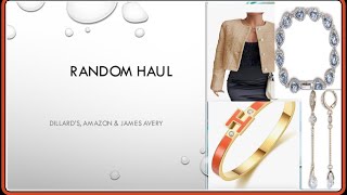 Random Haul  Dillard’s James Avery and Amazon  Anne Klein Givenchy Dupes [upl. by Boone887]