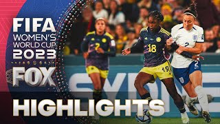 England vs Colombia Highlights  2023 FIFA Womens World Cup  Quarterfinals [upl. by Yhtir]