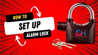 How to Set Up an Alarm Lock  StepbyStep Guide [upl. by Atnauqal]