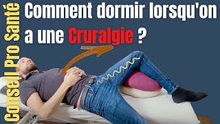 Comment dormir avec une cruralgie  Et comment soulager la cruralgie [upl. by Akinehc]