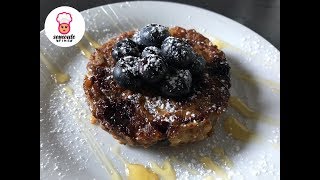 Recette de pancake aux flocons d’avoine banane ultra rapide I Petitdéjeuner peu calorique [upl. by Yespmed]