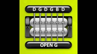 Perfect Guitar Tuner Open G  D G D G B D [upl. by Godart902]