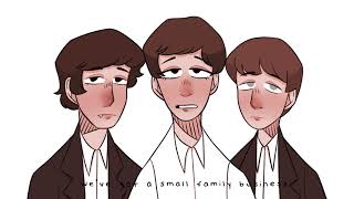 Bust your kneecapsThe Beatles animation [upl. by Yatnuahc993]