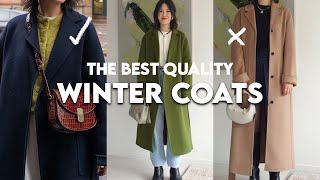 THE BEST WOOL COATS FOR WINTER Comparing 7 Different Styles [upl. by Nosidam]