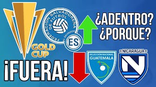 GUATEMALA y NICARAGUA como clasificarán a la Copa Oro ¿Por que EL SALVADOR Clasifica directo [upl. by Nyhagen999]