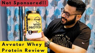 Avvatar Whey Protein HONEST REVIEW 🤫🤫 [upl. by Cynarra]