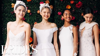 Lela Roses Wedding Dresses  Spring 2018  BRIDES [upl. by Jillayne]