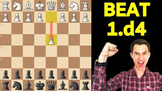 TRICKY Chess Opening for Black Against 1d4 Unstoppable Attack [upl. by Niawtna936]