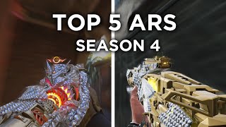 Top 5 Assault Rifles In COD MOBILE Season 4 [upl. by Ateerys]