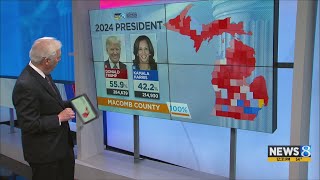 Looking at how Michigan voted in presidential election [upl. by Sallad]