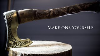 Making Viking Axe from the Cheapest Bought Axe [upl. by Lichtenfeld377]