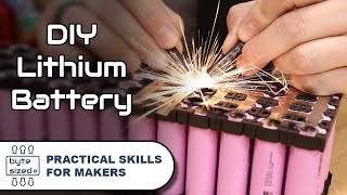 How To Make A Lithium Battery Pack With 18650 Cells  Practical Skills For Makers [upl. by Oderfla]