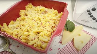 Recetas Thermomix ® TM31  Macarrones a la Carbonara [upl. by Fante]