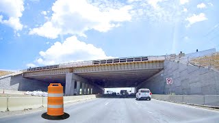 Construction Update VA7  Battlefield Parkway Interchange  Late Spring 2021 TimeLapse Trip [upl. by Comptom67]