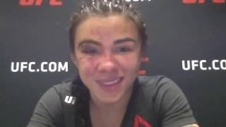 Claudia Gadelha  FULL POST FIGHT PRESS CONFERENCE vs Angela Hill I UFC ON ESPN 8 [upl. by Perretta137]