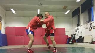 Sambo  How to Throw Uchimata Podhvat Iznutry [upl. by Eanore]