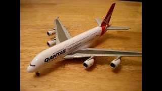 Qantas Airbus A380 VHOQA 1500 [upl. by Ainolloppa]