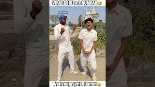 Virat Kohli and Jasprit bumrah on fire😁 shorts cricket enemy [upl. by Nedroj]