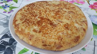 torta salata con pane raffermo in padella pronta in 10 minuti 👌👍ricettafacile 18 [upl. by Nerrag468]