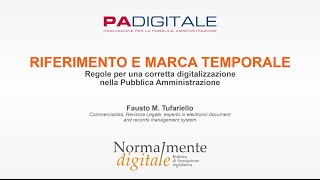 Normalmente Digitale  Cap 3  Riferimento e marca temporale [upl. by Akimot727]