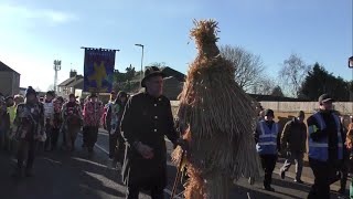 Whittlesea Straw Bear Festival 2024  Procession [upl. by Fransis]