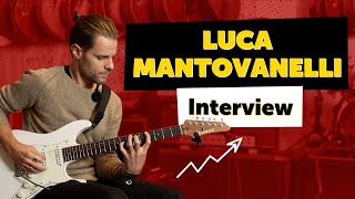 Luca Mantovanelli talks about his playing gear amp influences – Workshop [upl. by Ecidnac]