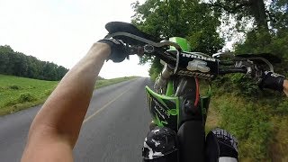 KX 250 2 Stroke Wheelies [upl. by Stempien]