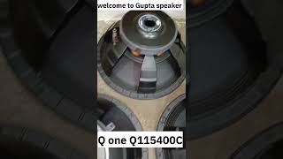 Q one speaker 15 quot 400 wat full reconspeaker [upl. by Attebasile]