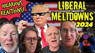 Liberal MELTDOWNS Montage Part 10  Reaction To MENTAL BREAKDOWNS Over Trump Win of 2024 election [upl. by Melly]