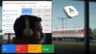 Train New Booking Lead Call With  Google Ads In 2024  With Pay Per Call Experts [upl. by Nylodnarb]