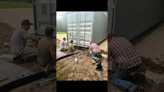 40 ft Container Home alternativehomes containerliving alternativehousing affordablehousing [upl. by Pope]