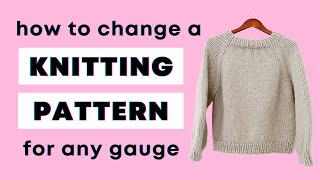 How to Knit a Top Down Raglan Sweater in ANY Needle Size  Yarn Weight [upl. by Oswal]