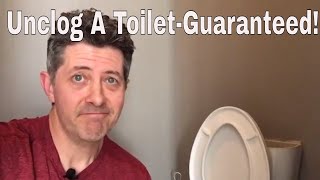 Unclog A Toilet3 Different Ways Guaranteed [upl. by Witcher853]