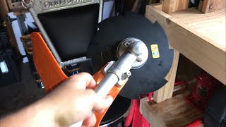 How To Install a Brush Cutter Blade on a STIHL Trimmer Head [upl. by Ellertal336]