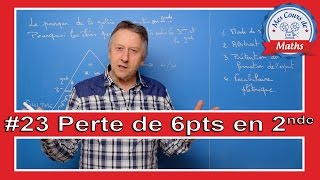 Cours sur le passage à la 2nde est dur perte de 6 points conseil dun prof MC Maths [upl. by Kerwinn]