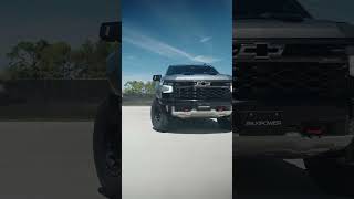 First Sterling Grey Metallic ZR2 Silverado into PaxPower Jackal Widebody 😎 [upl. by Lairbag]