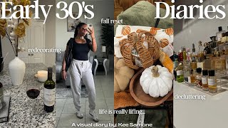 Fall Reset Vlog  decorating decluttering amp venting like were on facetime  Early 30s Diaries [upl. by Eelatan417]