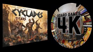 Cyclades Titans Boardgame amp Monuments Expansion 4 Player PlaythroughTutorial [upl. by Skiba]