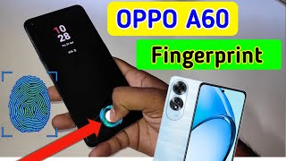 Oppo a60 display fingerprint settingOppo a60 fingerprint screen lockfingerprint sensor [upl. by Arted]