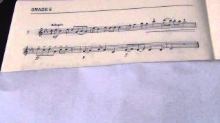 Violin Grade 5 Sight Reading No 7 Allegro [upl. by Tiffie]