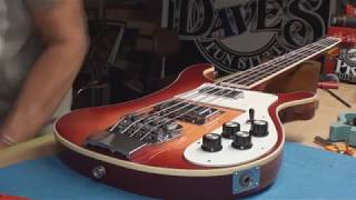 Ibanez Rickenbacker Bass Gets Its Pickup Rewound and Other Fun [upl. by Files695]